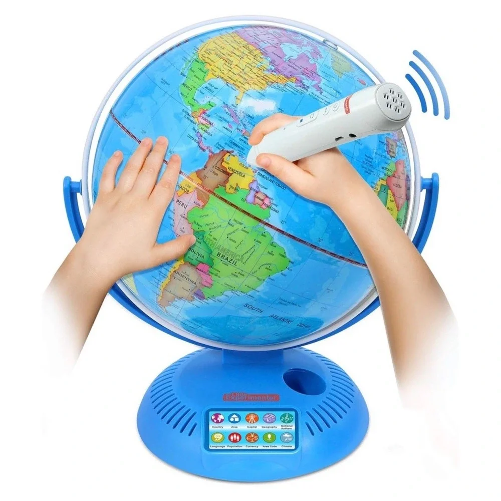 Little Experimenter Interactive World Globe for Kids with Smart Pen STEM Toy